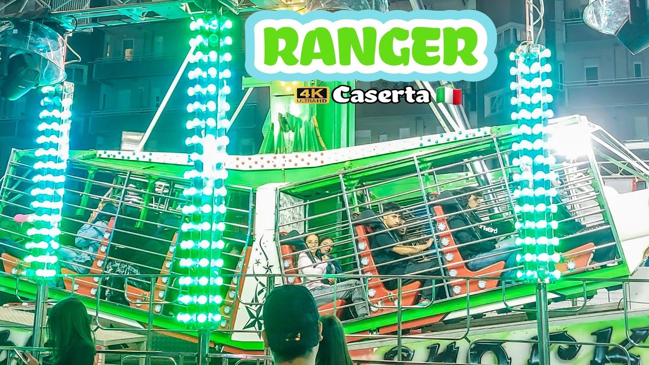 RANGER Ride Giostre 2025 🇮🇹 Maddaloni 4K