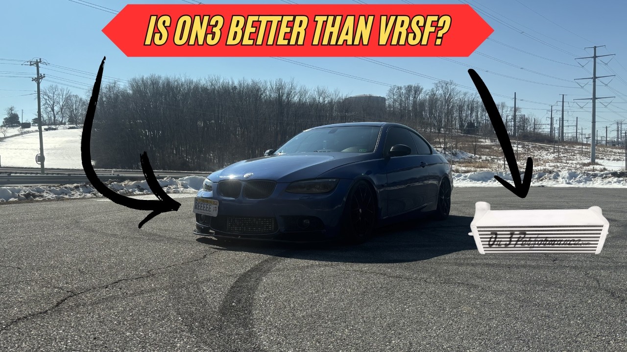 Complete E90 335i ON3 7 Inch Intercooler Install 