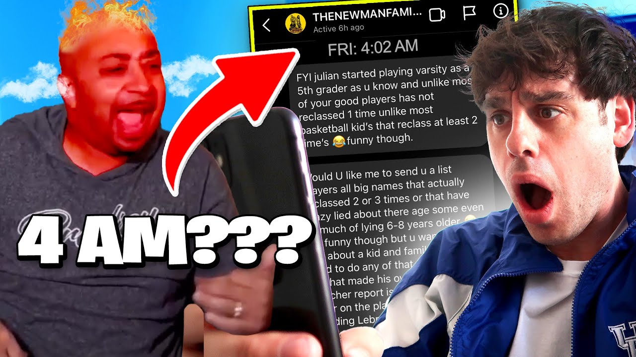 Julian Newman&rsquo;s Dad CLAPS BACK at 4 AM...