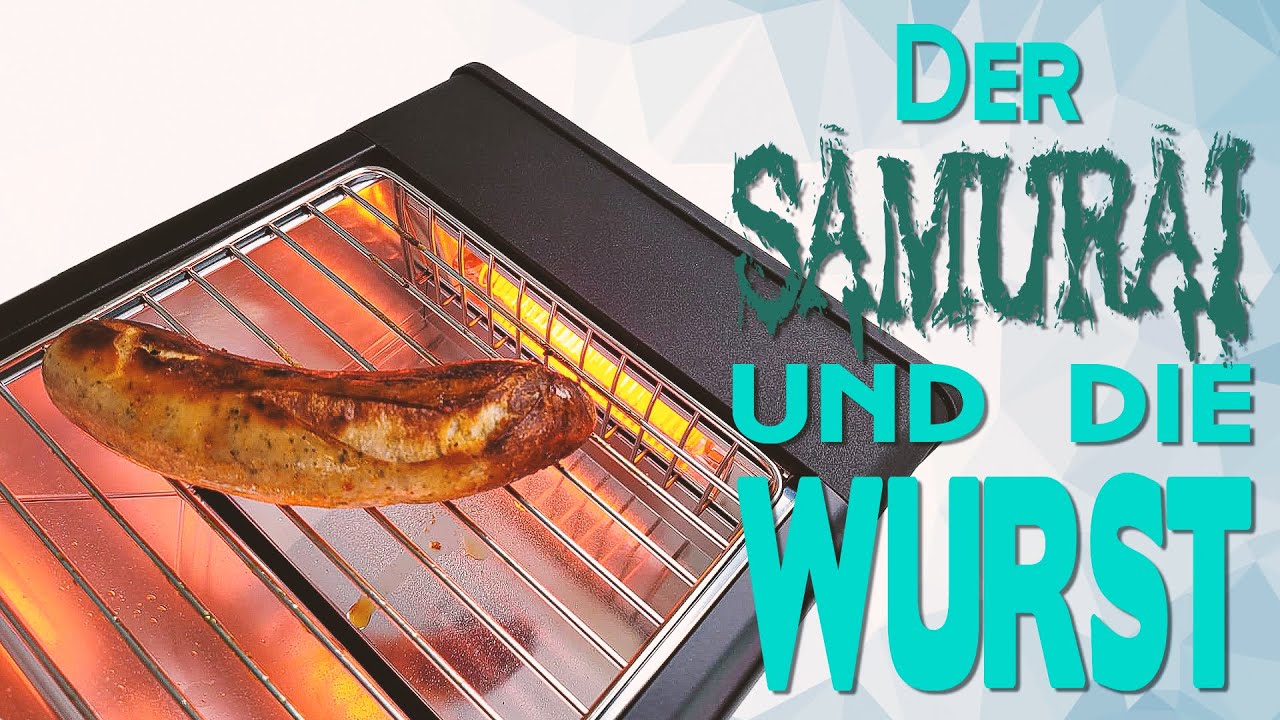 Ich packe die Wurst auf den Grill | Samurai Grill | ACTIVA Tischgrill | Elektrogrill | Bratwurst