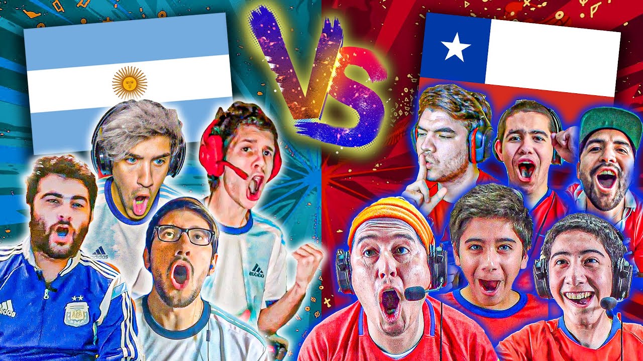 ARGENTINA vs CHILE con APUESTA | FIFA 4 vs 4