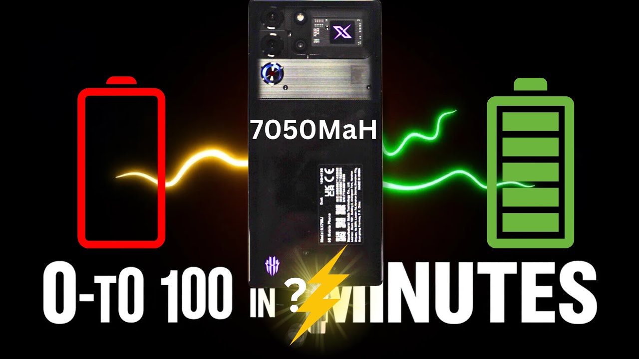 RedMagic 10 Pro 0 - 100% Charging test. Samsung and iPhone CAN'T Relate!