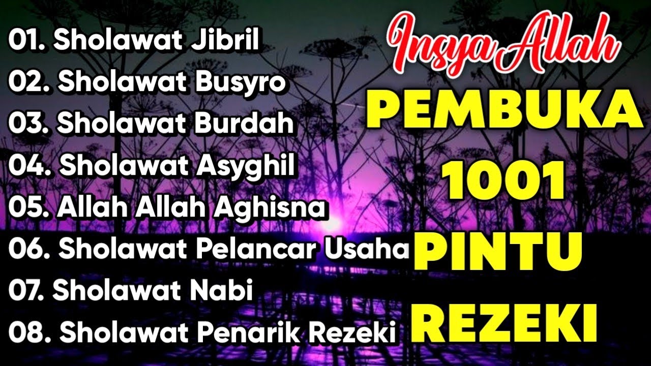 KUMPULAN SHOLAWAT PENARIK REZEKI TERBARU 2026 | Sholawat Jibril, Sholawat Busyro, Nariyah, Asyghil