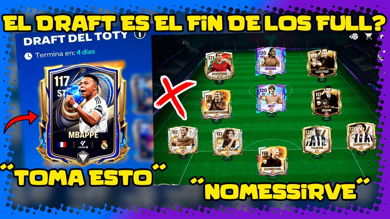 El Draft es el fin de elegir lo que quieres? Entonces es el fin de los full? | FC Mobile