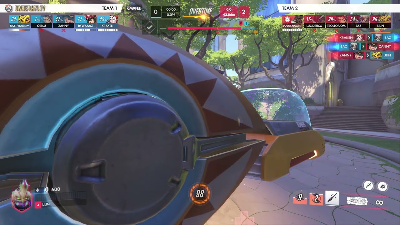 Numbani uphill battle by LILIN — Overwatch Replay 6M9FEE