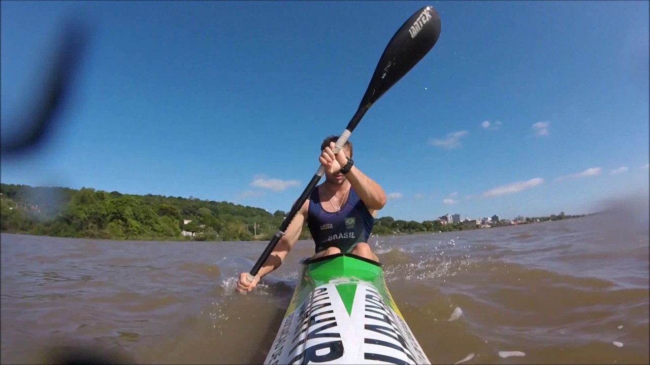 Dia de treino na Guahyba Associação de canoagem