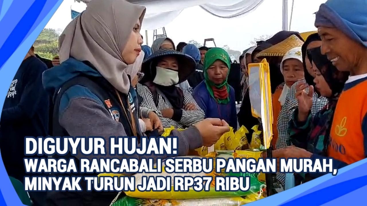 Minyak & Beras Lebih Murah dari Pasar! Ini Aksi Pemkab Bandung di Rancabali