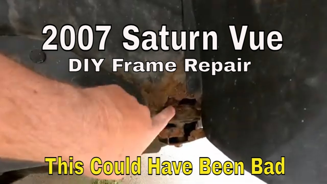 DIY Frame And Motor Mount Repair, Minimal Tools 2002 - 2007 Saturn Vue