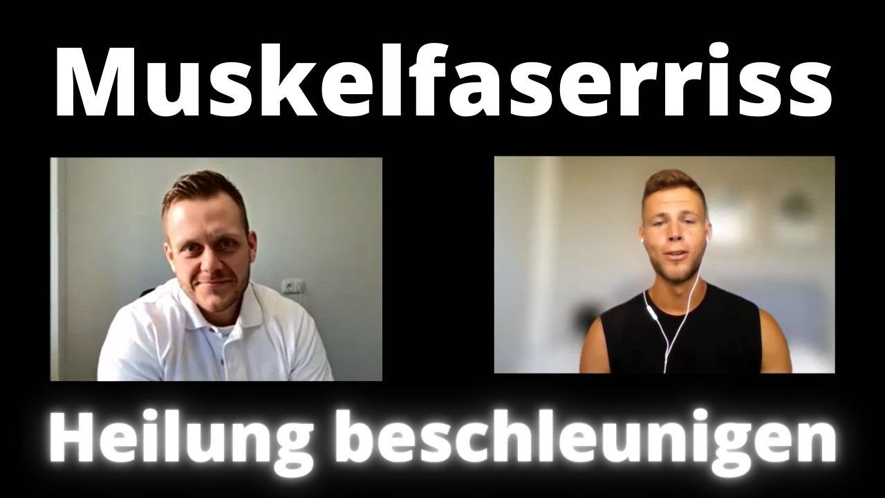 Muskelfaserriss Heilung beschleunigen | Im Expertengespräch mit Felix Neuhaus