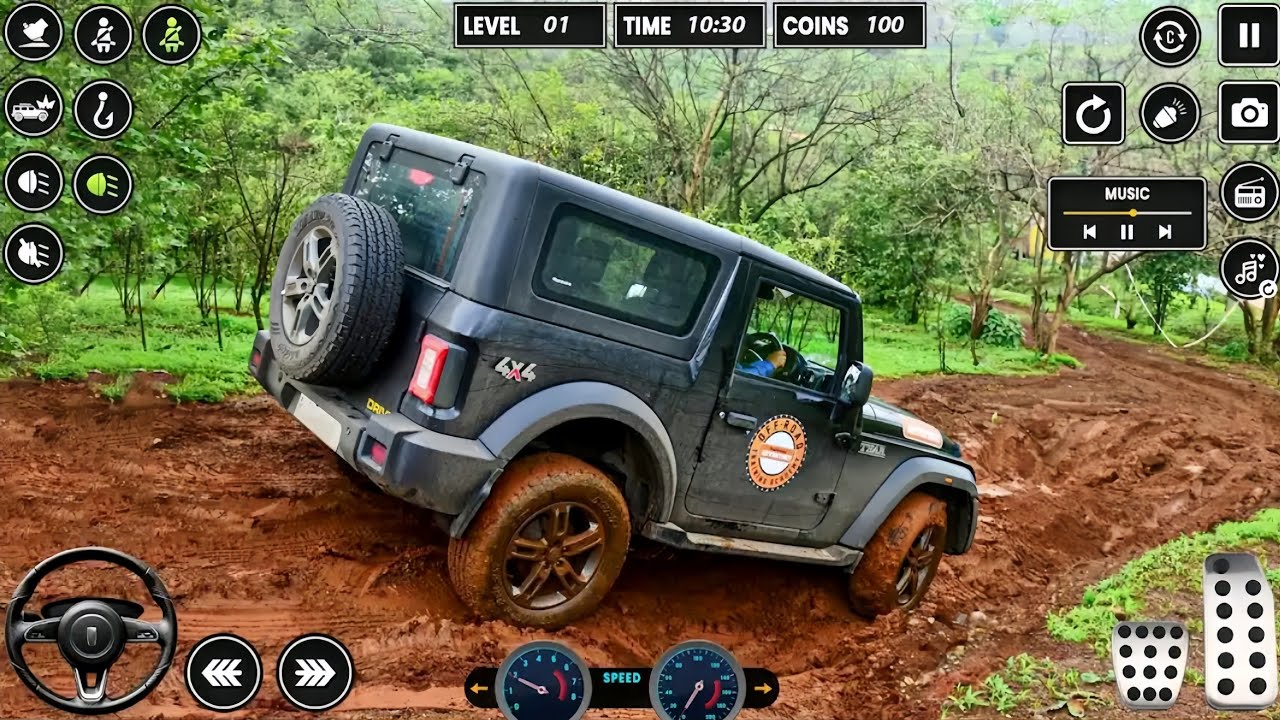 Offroad SUV Mud Jeep Games - luxury suv offroad prado drive android gameplay