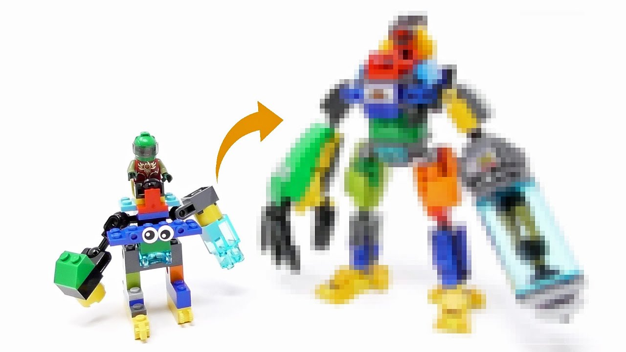 Upgrading My Son's LEGO Mech - Build Video