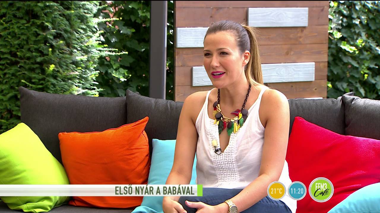 Így készül Janicsák Veca az első közös nyaralására kislányával - tv2.hu/fem3cafe