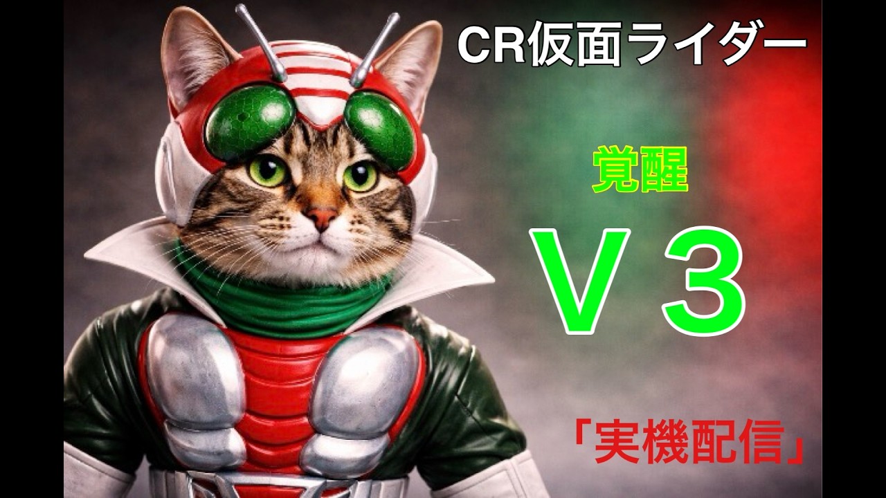 【実機配信】  CR ぱちんこ仮面ライダーV３： 風の戦士，出撃！#パチンコ#shorts#仮面ライダーV３！