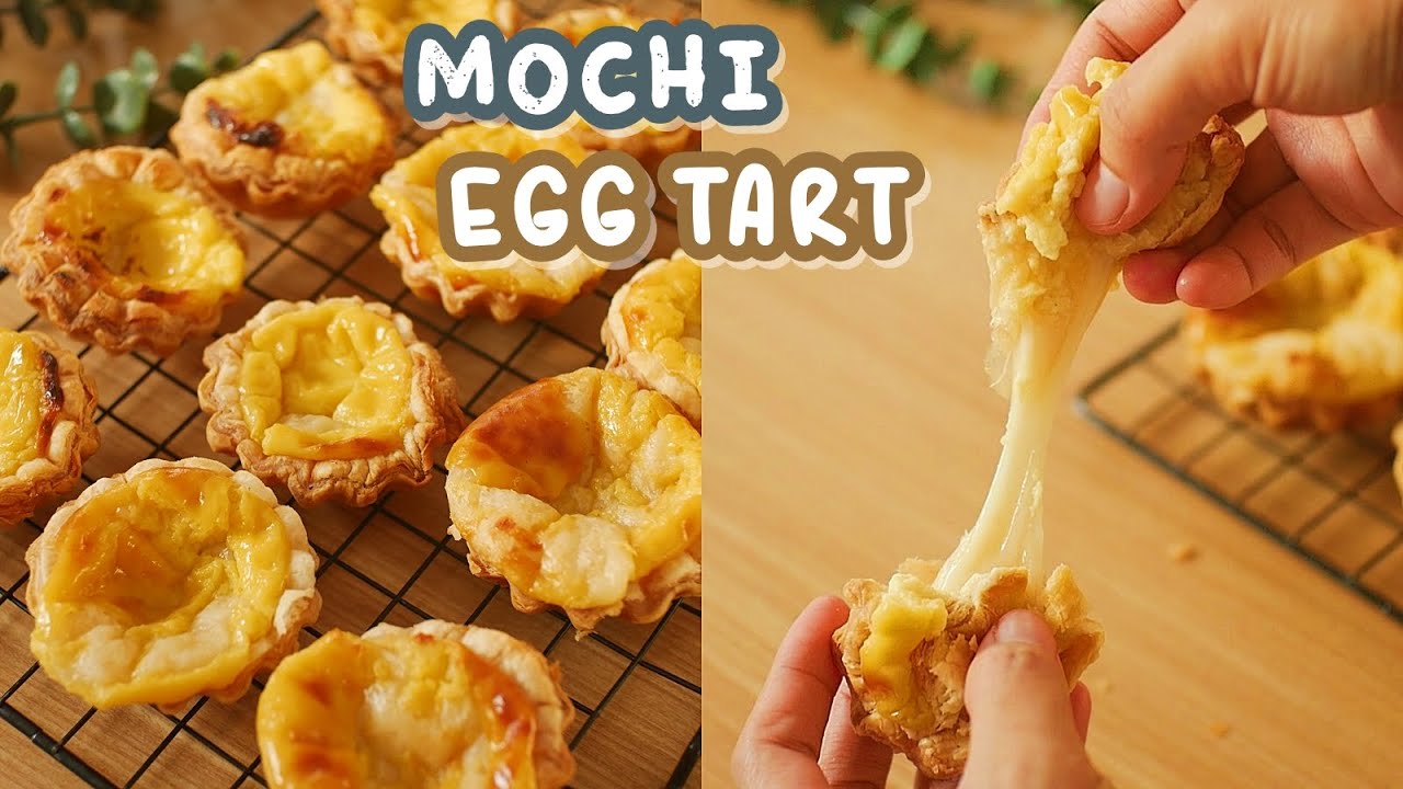 MOCHI EGG TART VIRAL versi SIMPEL dan PRAKTIS!! Bisa Bikin Sendiri di Rumah!!