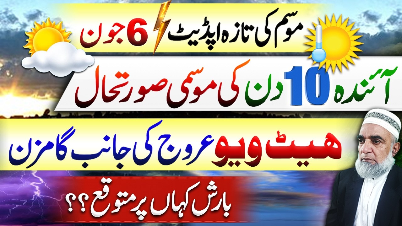 Weather Forecast for Next 10 days in Pakistan || Crop Reformer