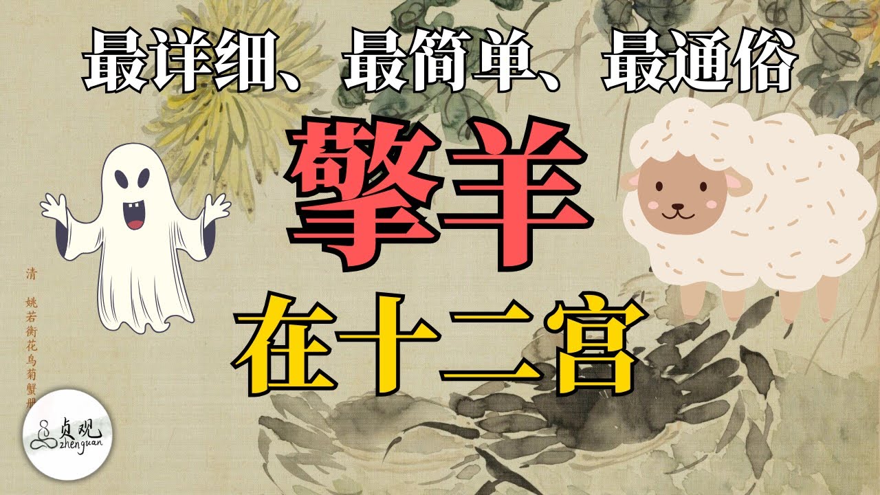 【紫微斗数】擎羊在十二宫#紫微斗数