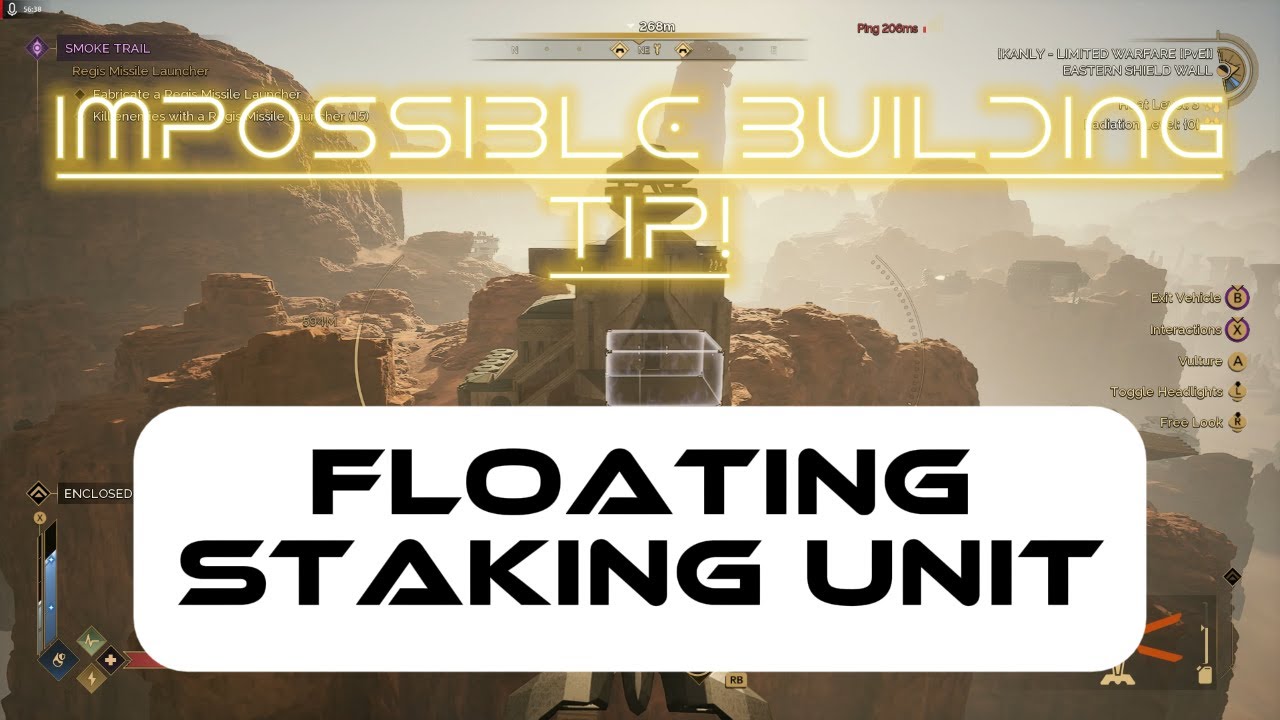 The Floating Staking Unit | Impossible? Let's Find Out | Dune Awakening #buildtips #basebuilding