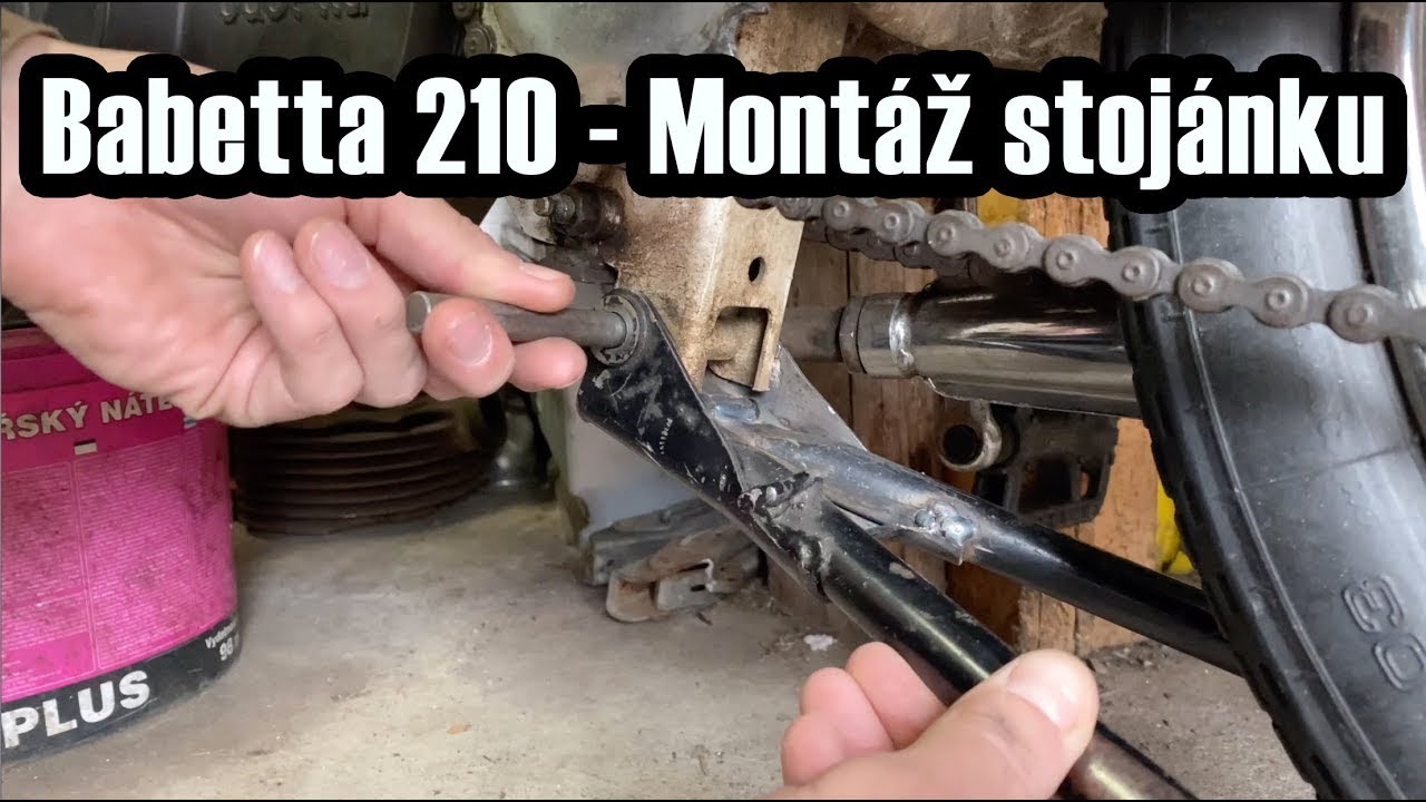 Babetta 210 - Montáž stojánku ⚙️
