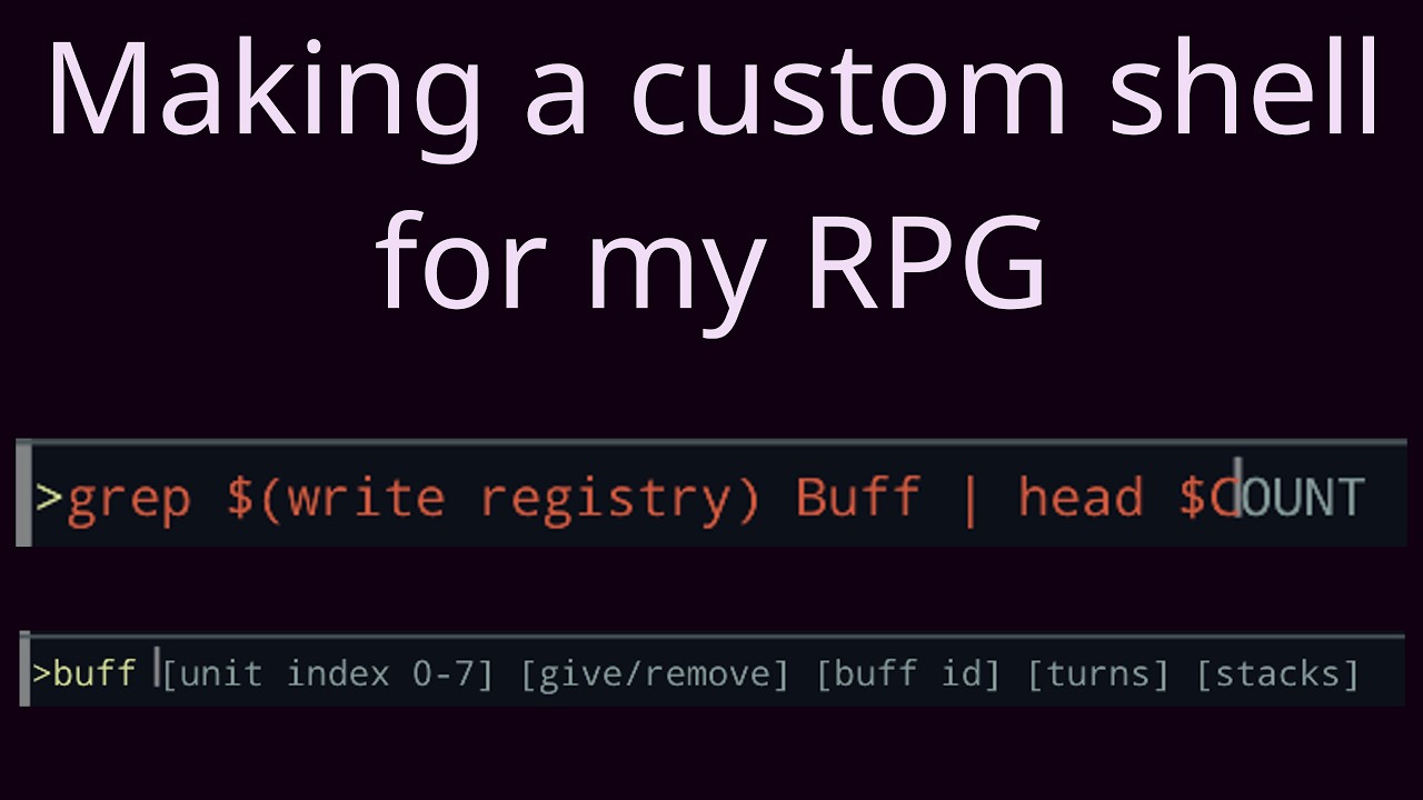 I added a debug console to my RPG