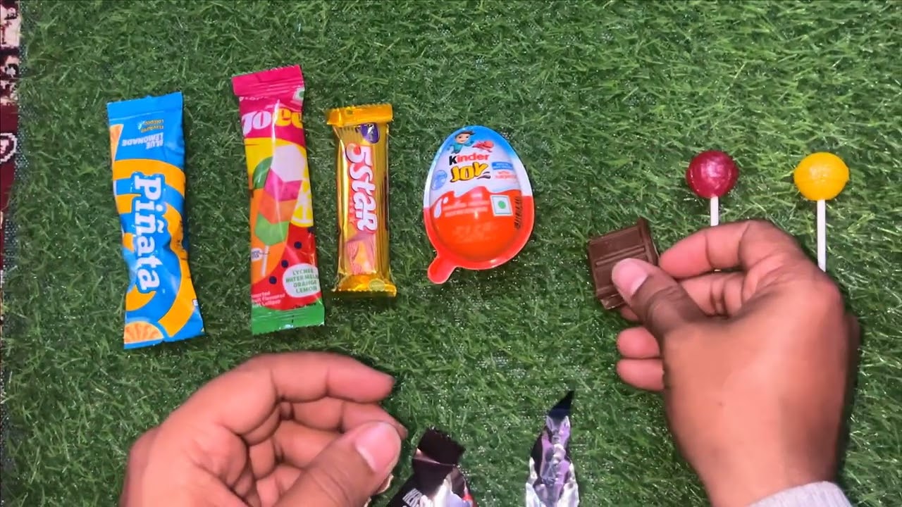 ASMR Candy Unwrapping 🍬 No Talking | Satisfying Sounds / Some lots of colourful rainbow lolipop