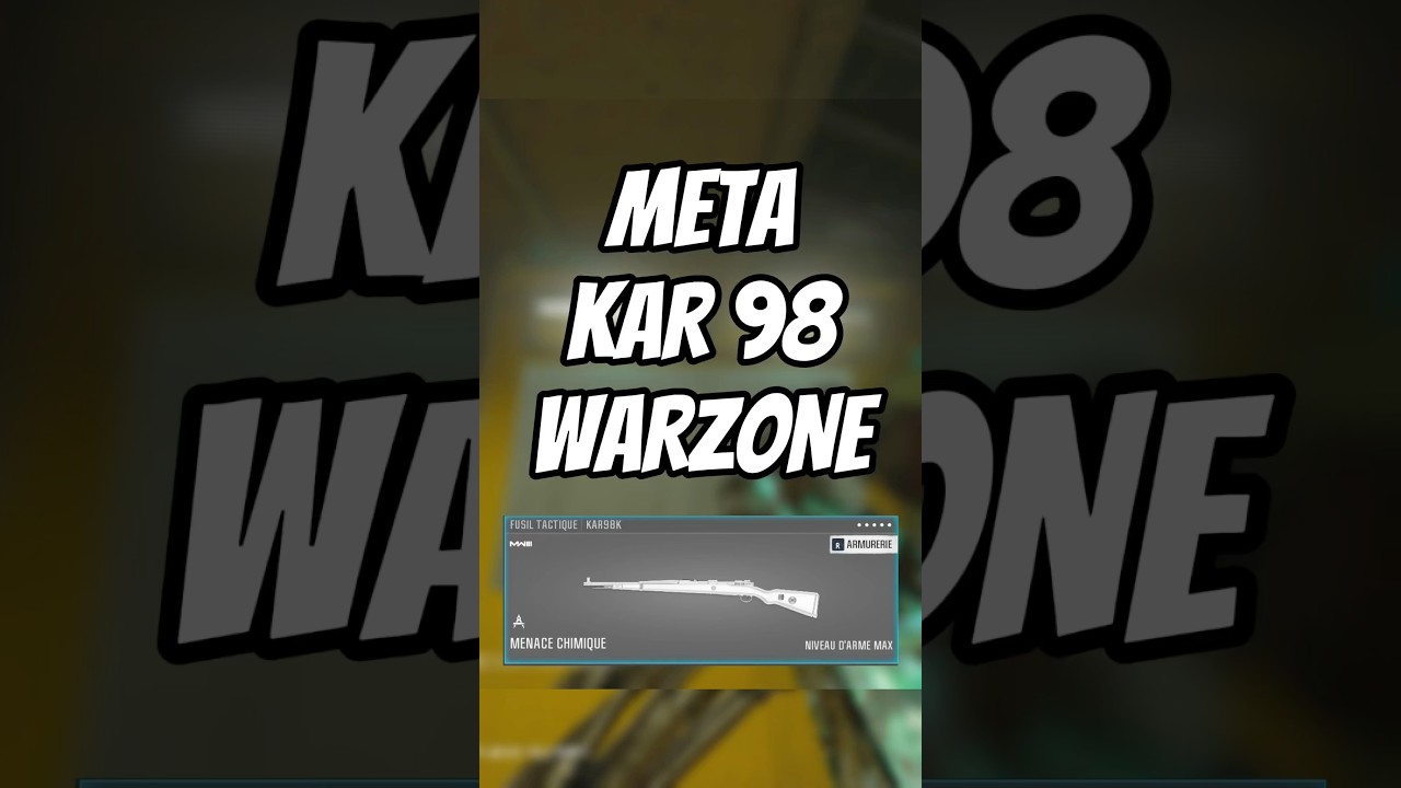 Meilleure classe &laquo;&nbsp;KAR98&nbsp;&raquo; Warzone saison 2 #callofduty #warzone #bo6 #kar98kheadshot