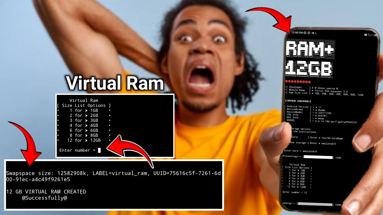 How to Increase Ram on any Android Using termux | Create Virtual Ram Without Root