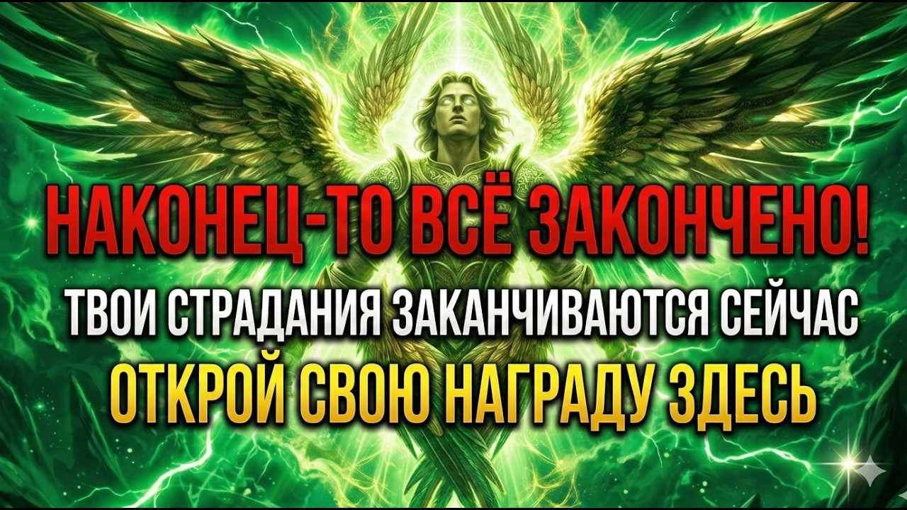🔴 ОСТАЛОСЬ 20 СЕКУНД—АРХАНГЕЛ МИХАИЛ: НАКОНЕЦ-ТО ВСЁ ЗАКОНЧЕНО! ТВОИ СТРАДАНИЯ ЗАКАНЧИВАЮТСЯ СЕГОДНЯ