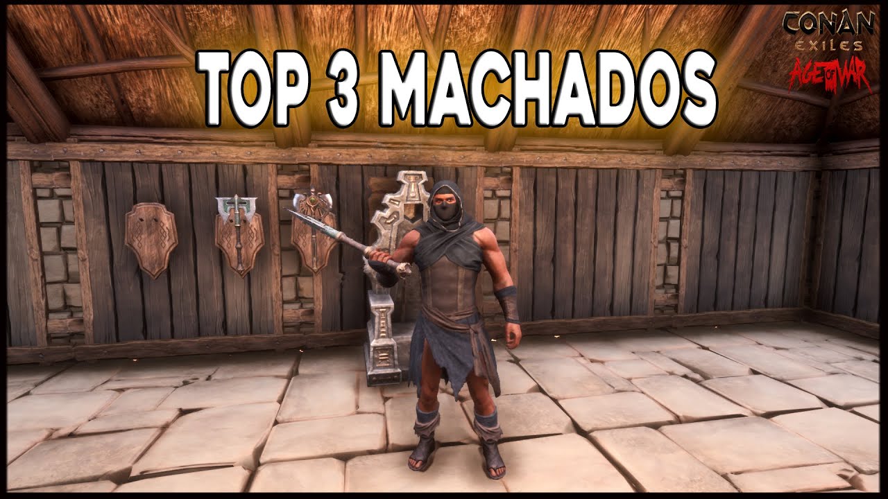 Conan Exiles - Top 3 Machados Na Era da Guerra Capitulo 4!