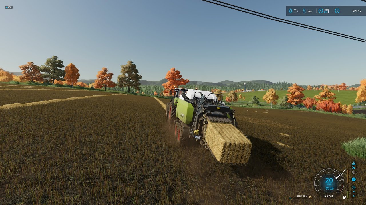 FS 22 Carpathian Countryside 10 (Sheep & Chicken Farm) Liming Contract, 80K Straw Bales (Time-Lapse)