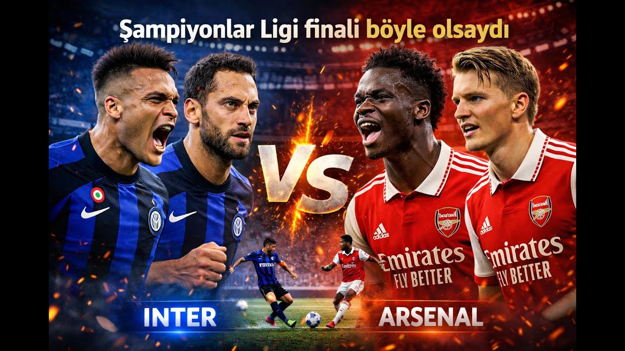 Bu Final OLAY OLURDU! 🔥 | Inter vs Arsenal (Simülasyon)