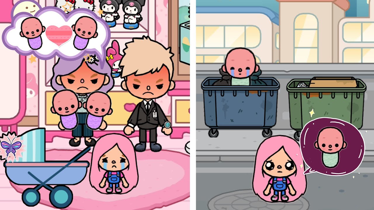 Girl Finds A Baby | Sad Story | Toca Life Story | Toca Boca