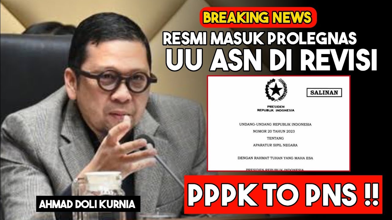 UU ASN MASUK REVISI PROLEGNAS ‼️ASN PPPK TO PNS ?