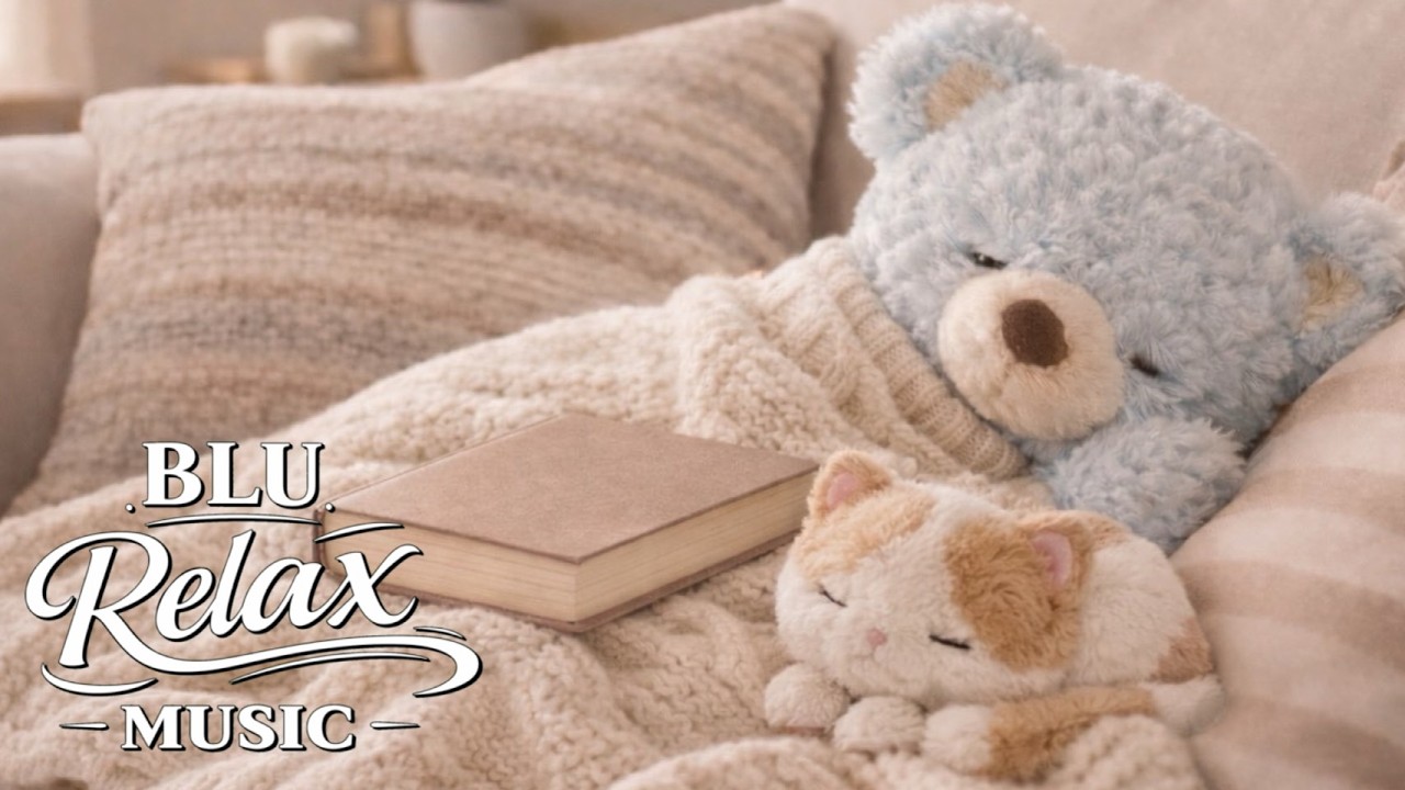 【BGM】Cozy Night Cafe Jazz with Blu | Relaxing Sleep & Study Music | 2 Hours Calm ☕🌙