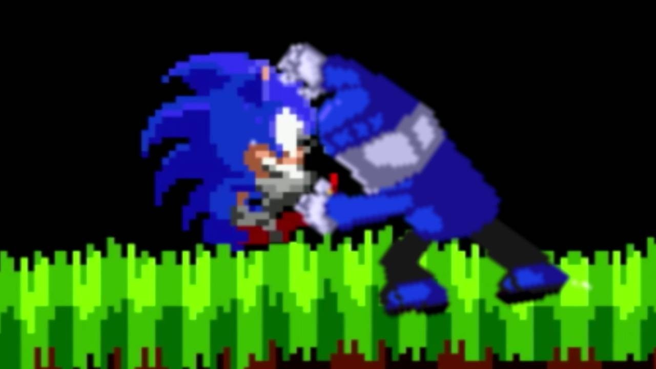 I save Sonic from Sonic.exe's trap!