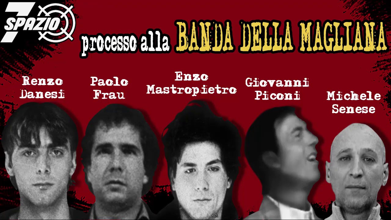 Banda della Magliana: depongono Danesi, Frau, Enzo Mastropietro, Piconi, Senese e altri