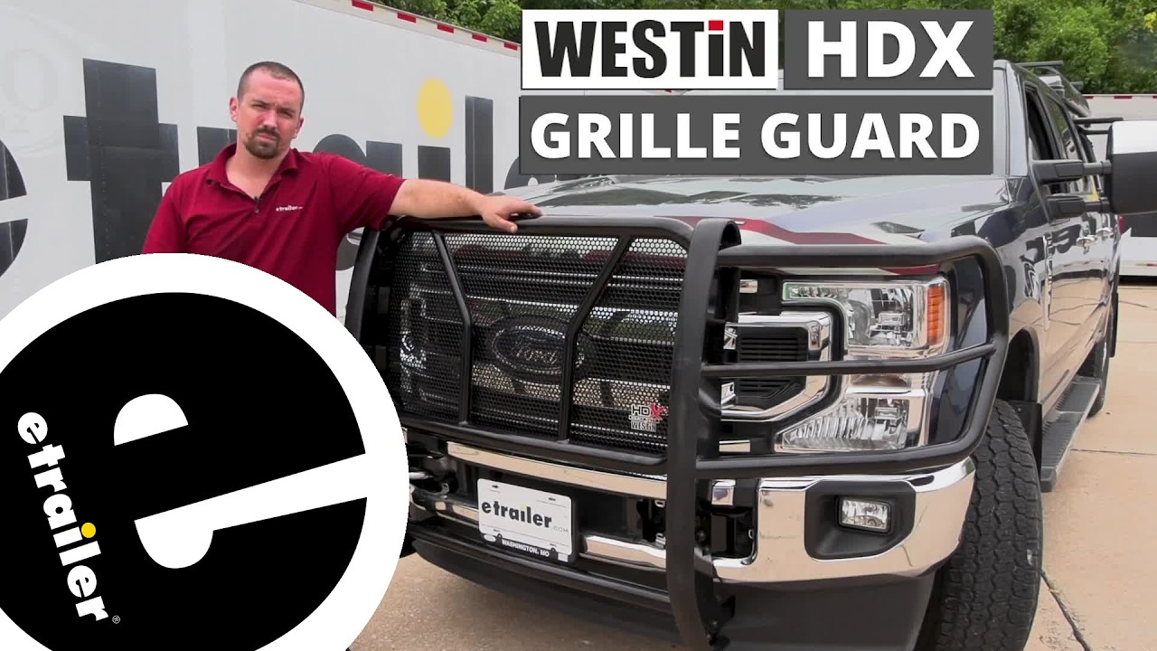 etrailer | Let&rsquo;s Check Out the Westin HDX Grille Guard with Punch Plate