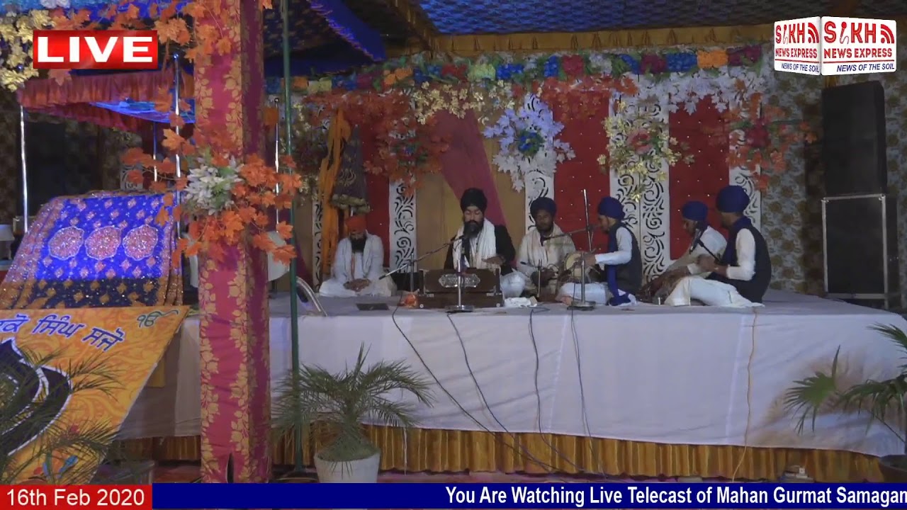 LIVE || MAHAN GURAMAT SAMAGAM || PIND SADHANWAS JAKHAL || HARYANA || 16th Fab || SNE Devotional