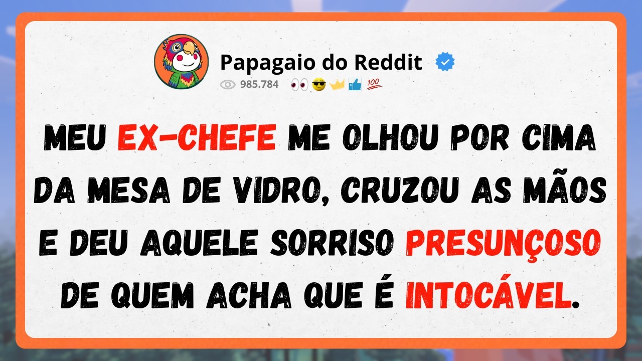 Meu Ex-Chefe Roubou Meu Projeto e Me Demitiu (Ele Esqueceu das Senhas) #relatos