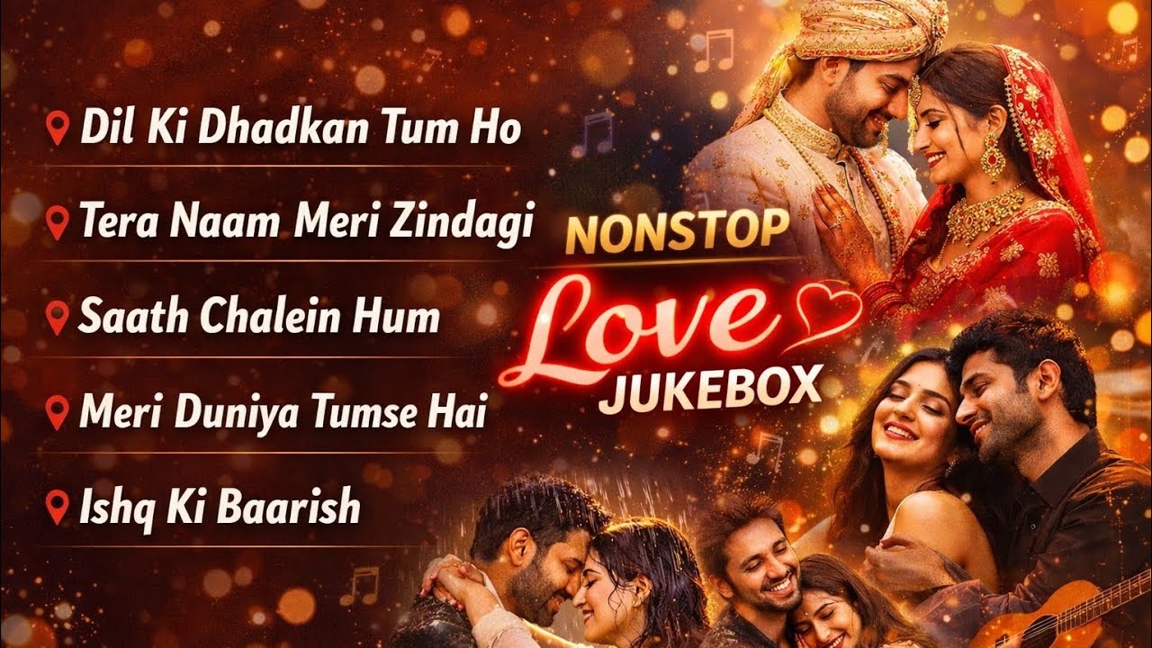 NONSTOP LOVE JUKEBOX  | Dil Ki Dhadkan Tum Ho|Tera Naam Meri Zindagi | Romantic Hindi Love Songs2026