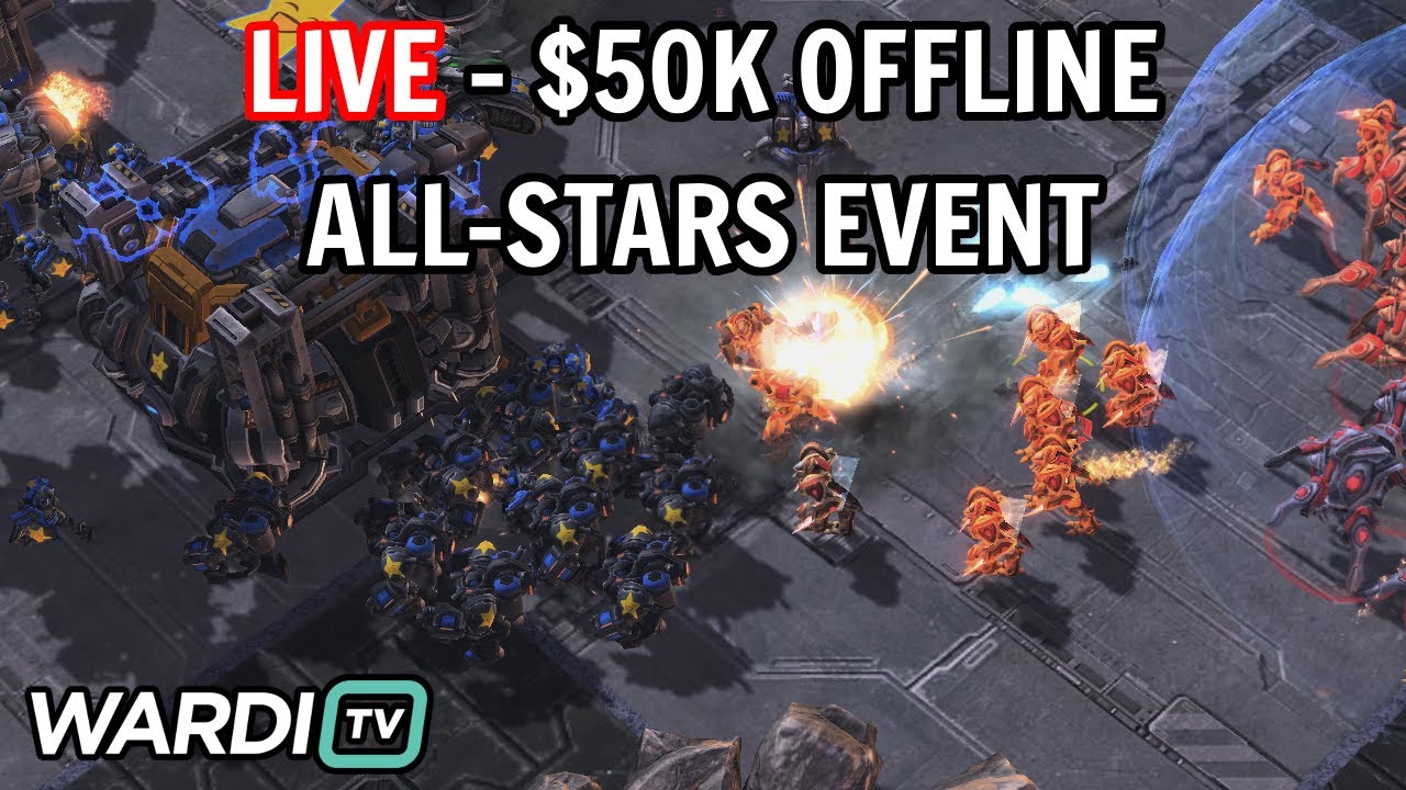 LIVE : $50K Offline All-Stars FINAL DAY - Clem, Reynor, herO, MMA, Oliveira & more! [StarCraft 2]