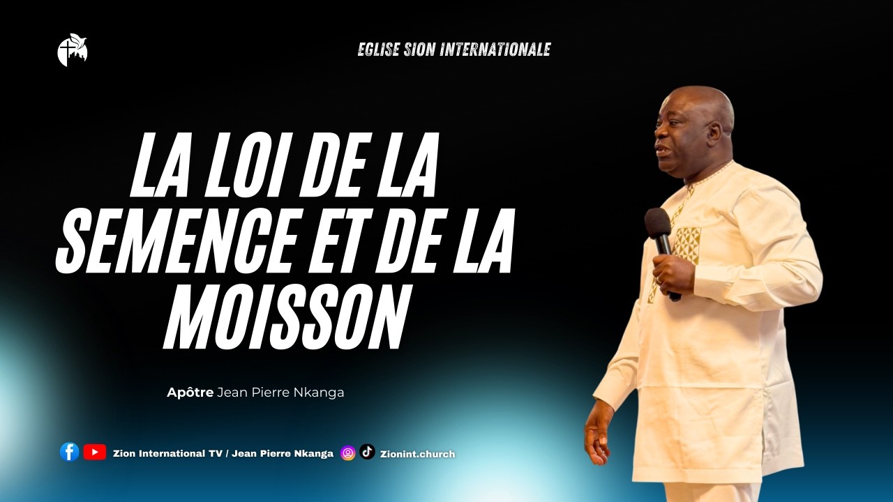 LA LOI DE LA SEMENCE ET DE LA MOISSON AVEC APÔTRE JEAN PIERRE NKANGA | dimanche 15 février 2026