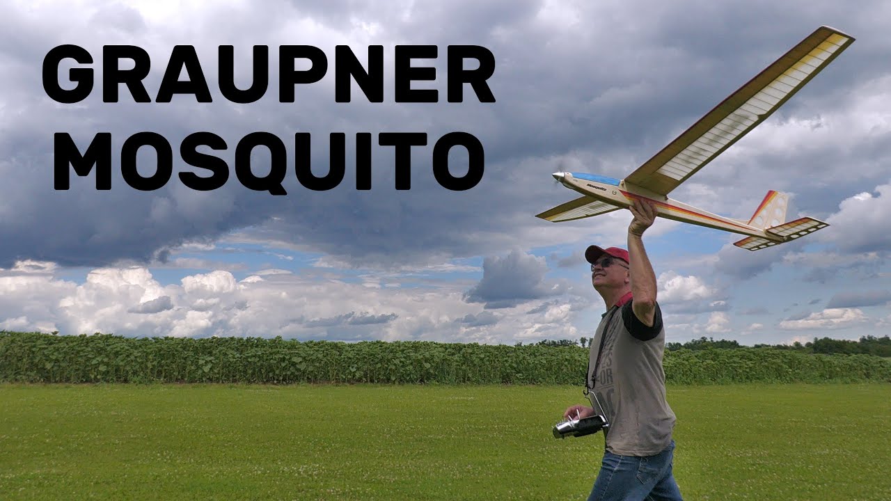 GRAUPNER MOSQUITO | 2,5m vintage RC glider | 4K | 2024