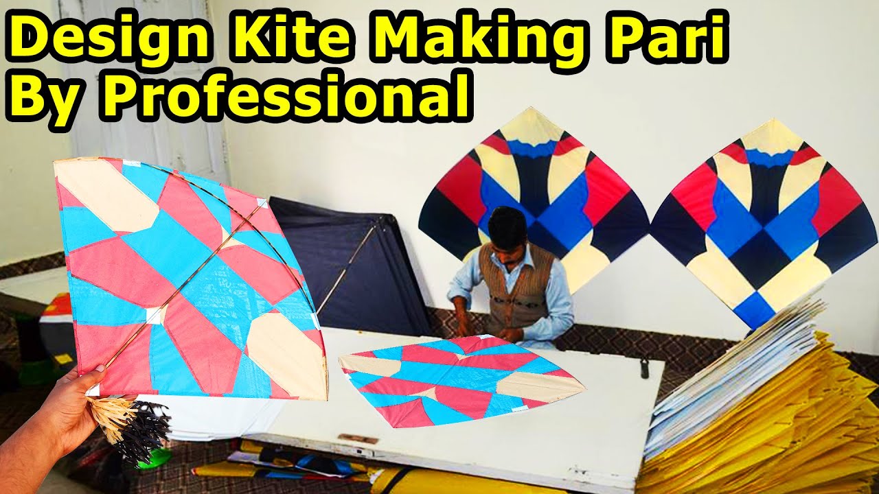 Beautiful Design Kite Making Pari | Step by Step Tutorial By Kites Korner