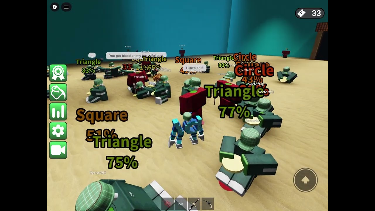 SQIUDGAME in Roblox series one