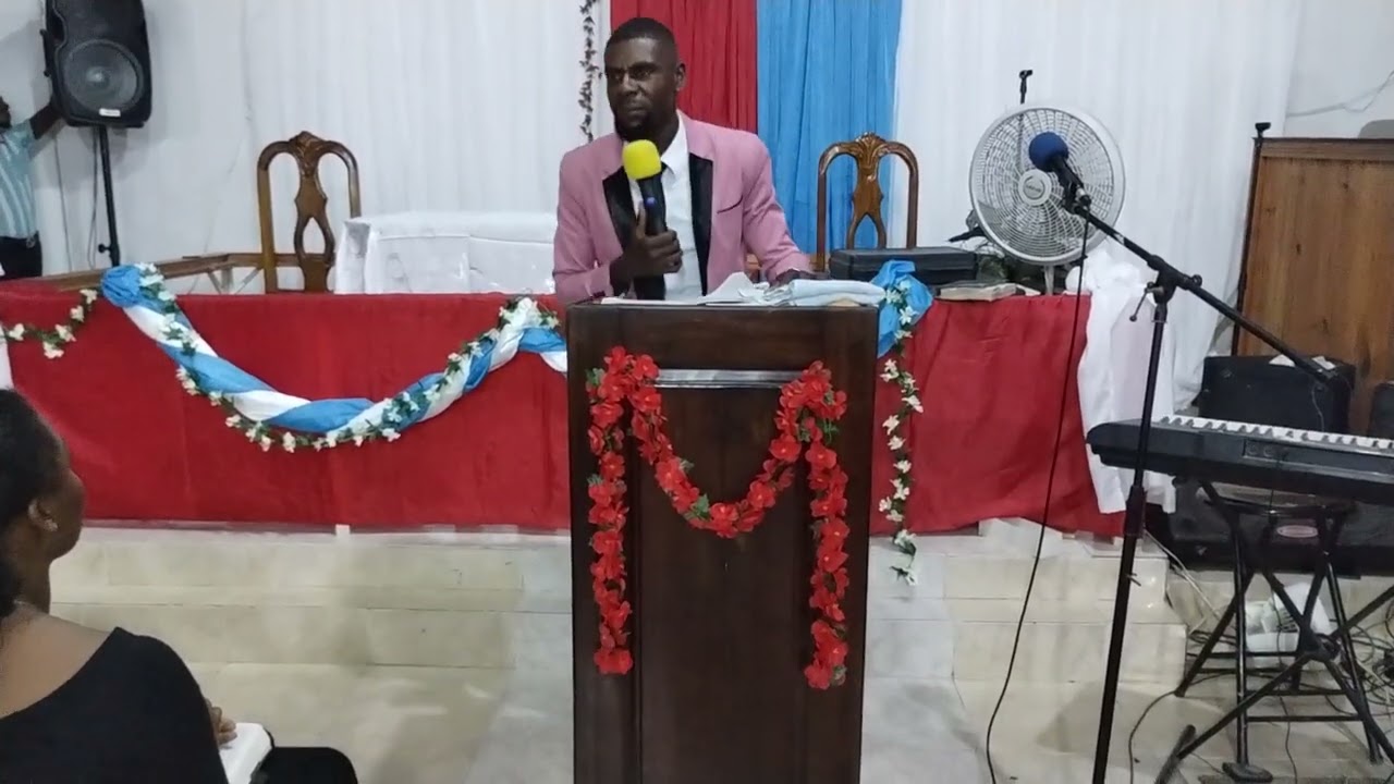 Évangéliste:Junel. Semaine d'action de grâce et de remerciement à l'éternel à l' EMHB.