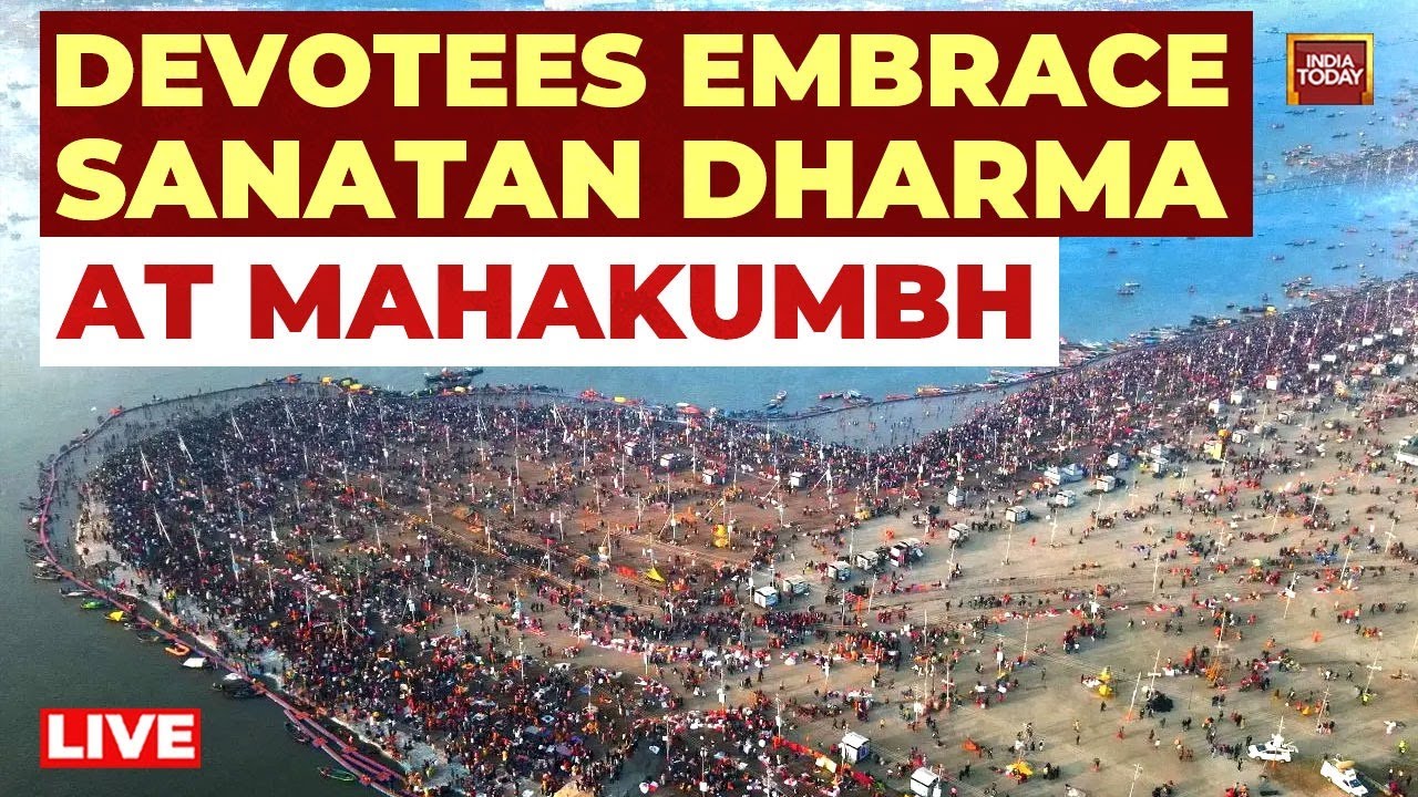 Mahakumbh 2025 LIVE Updates: Foreign Devotees Embrace Sanatan Dharma At Mahakumbh | India Today
