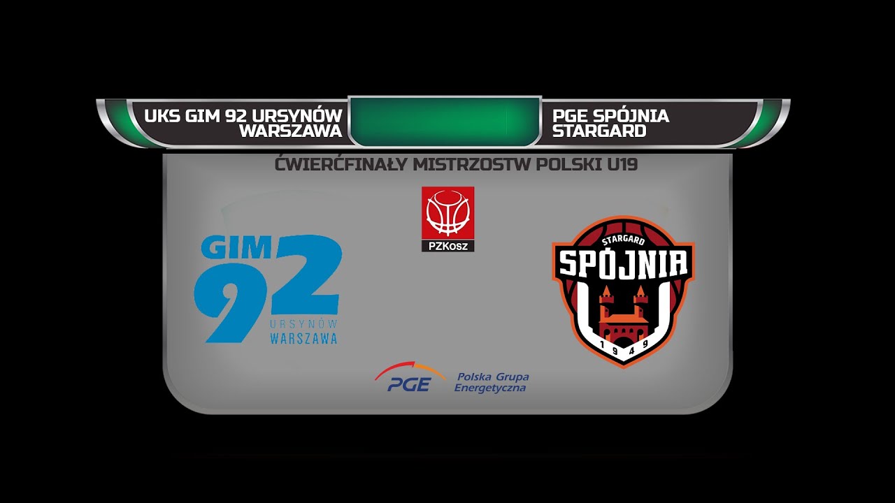 UKS GIM 92 Ursynów Warszawa - Spójnia Stargard