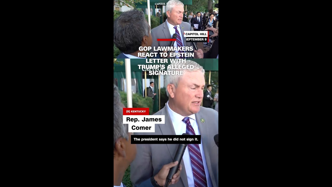 GOP lawmakers react to Epstein letter with Trump&rsquo;s alleged signature