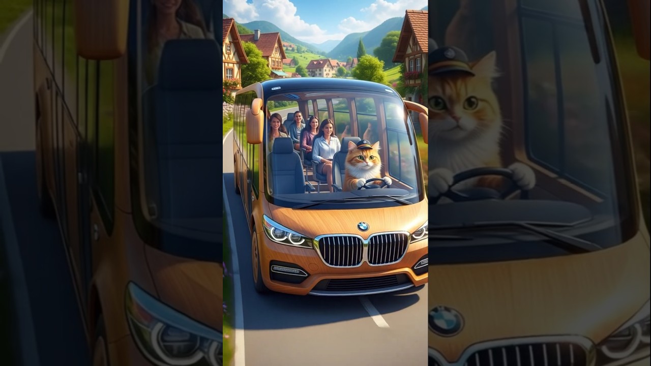 When BMW Met the Village: A Wooden Bus Adventure! #bmw #nature