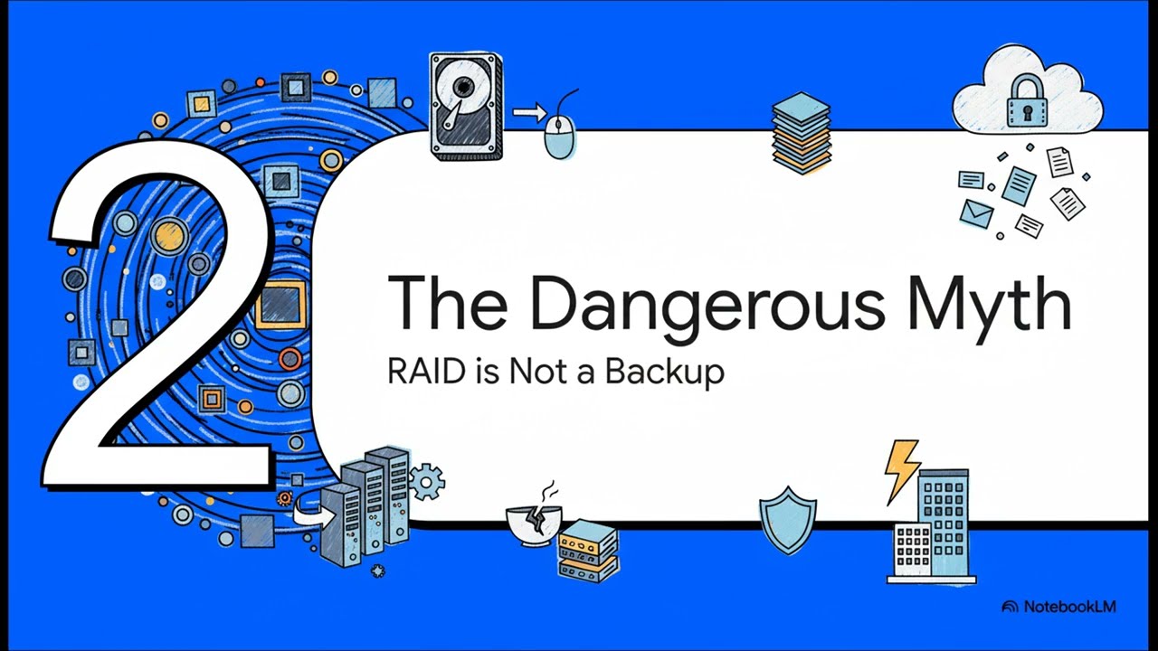 RAID vs Backup: Technical guide for beginners